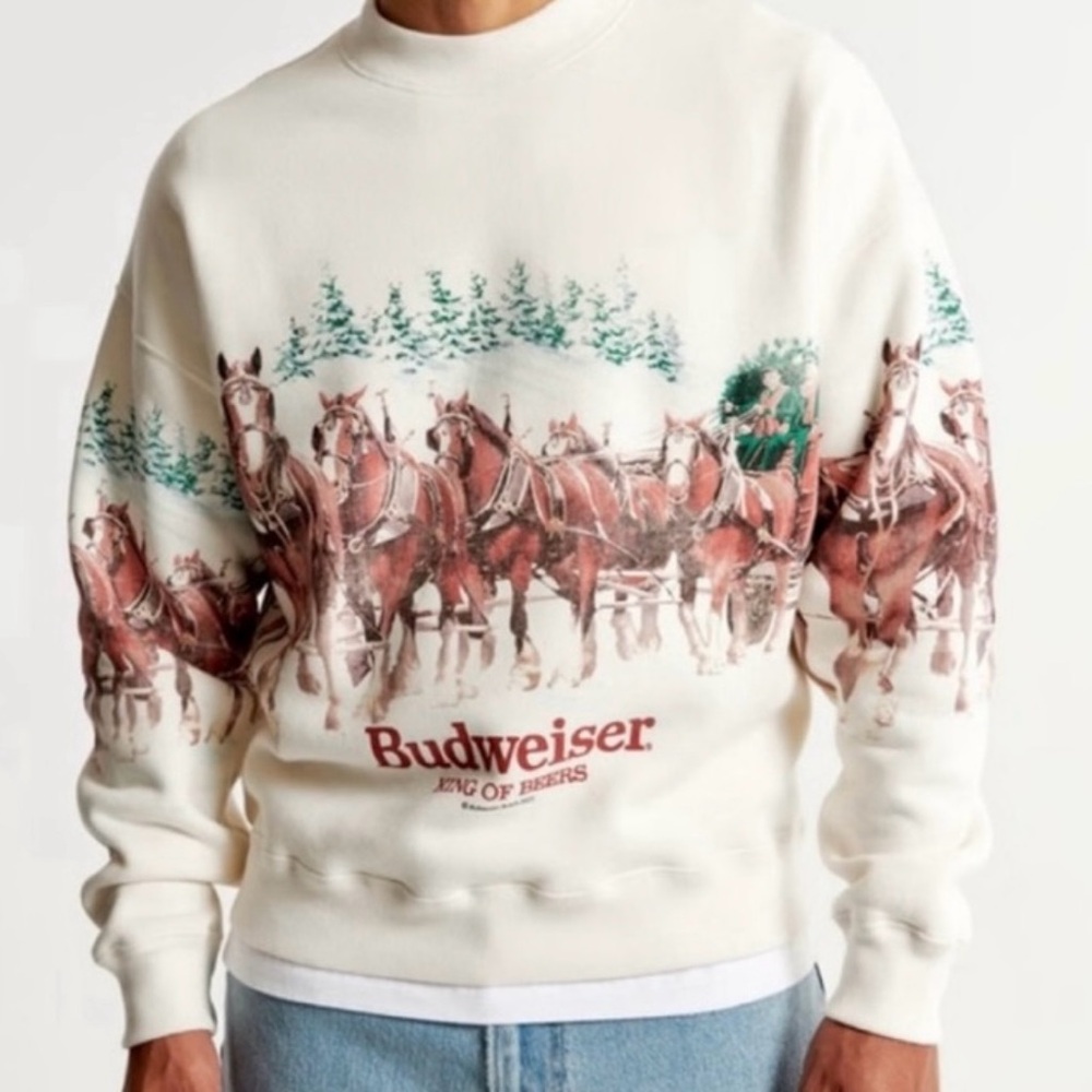 Abercrombie Budweiser hoodie